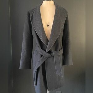 Babaton wool wrap coat